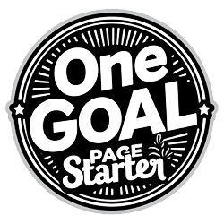 One Page Goal Starter