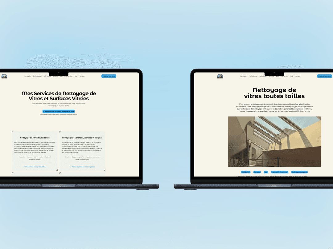 Pages services Paandaw LV optimisées SEO local