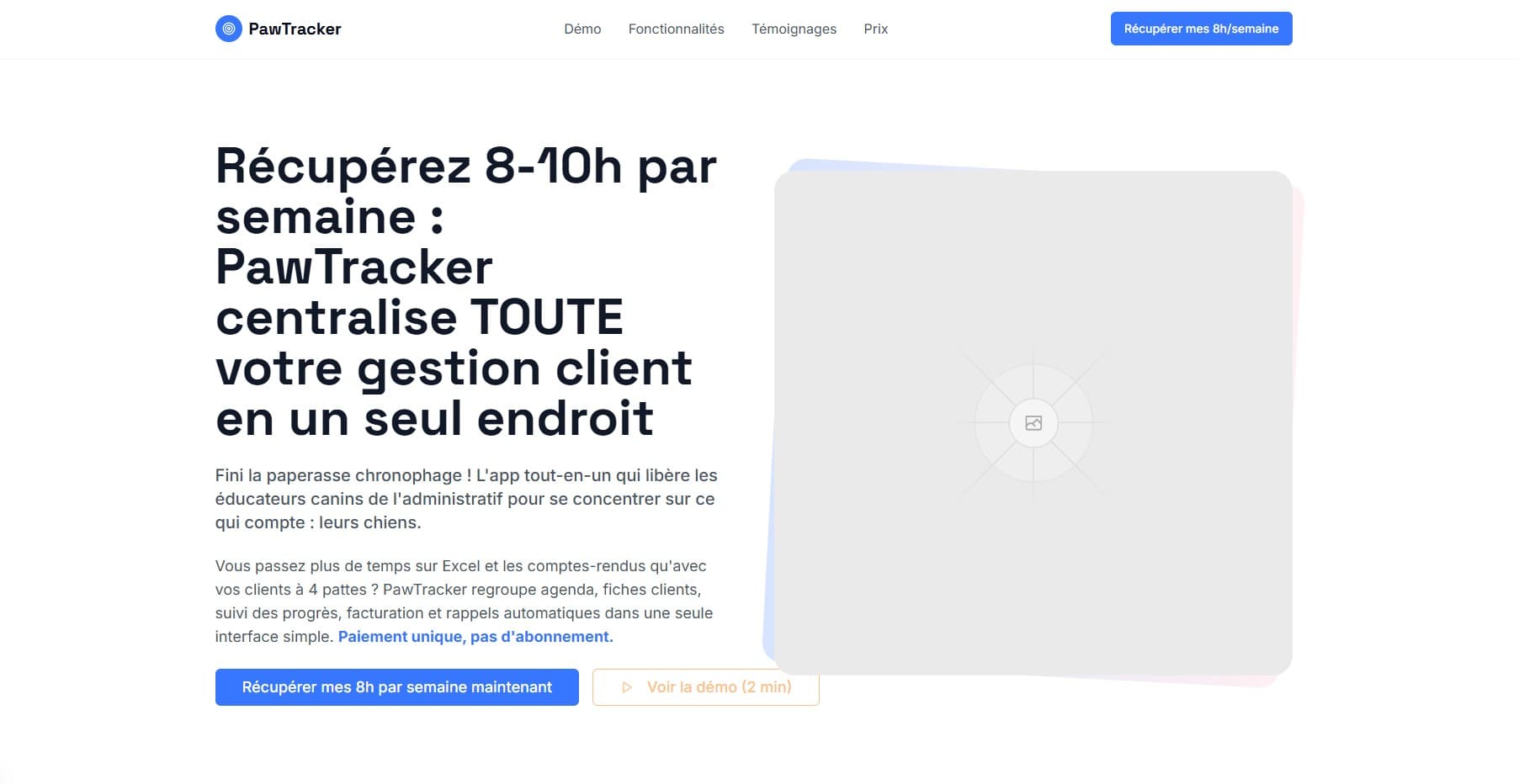 Création d'une landing page pour un SaaS