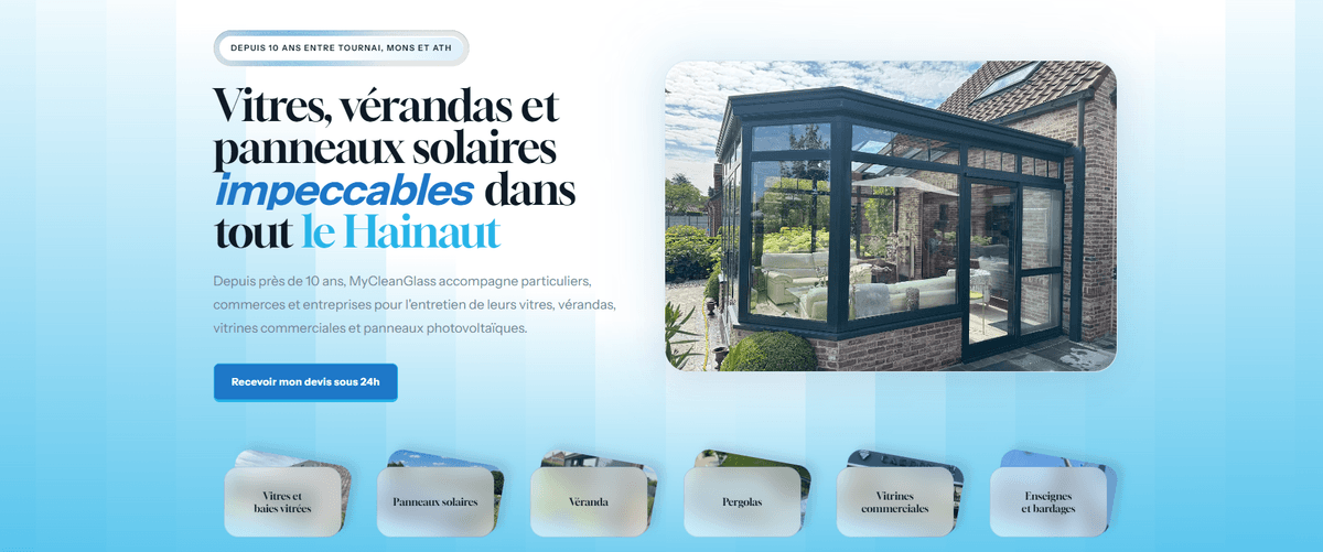 Création de site internet à Charleroi · SEO local & génération de leads