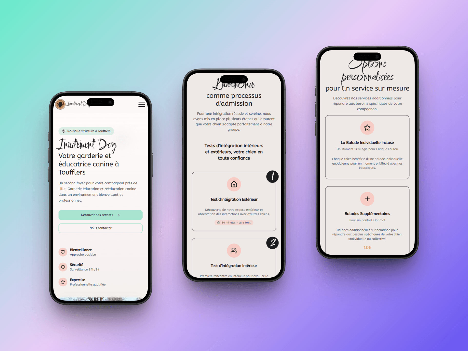Site Inuitement Dog responsive et mobile-optimisé