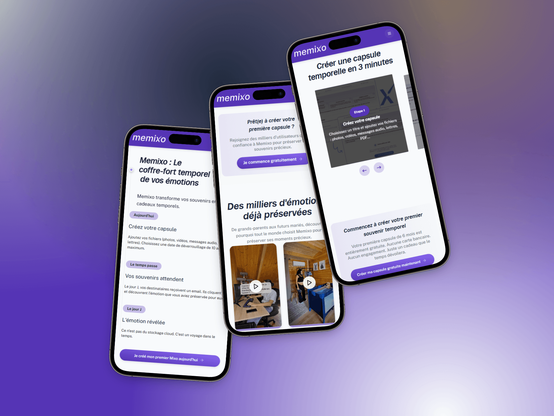 Site Memxio responsive et mobile-optimisé