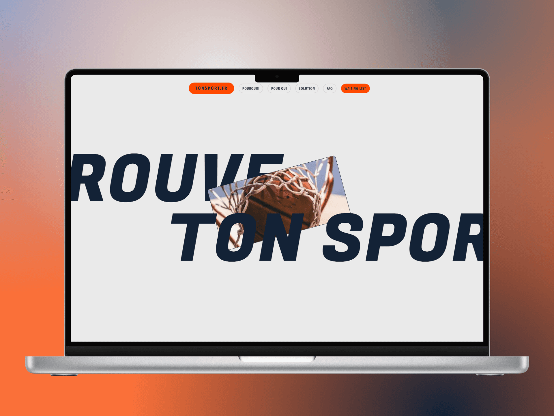 Page d'accueil TonSport.fr